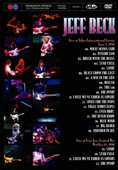 JEFF BECK / LIVE IN TOKYO1999 (1DVDR)