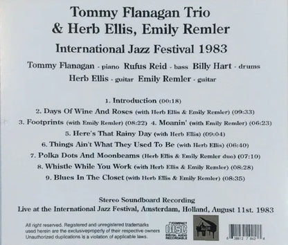 Tommy Flanagan Trio y Herb Ellis, Emily Remler / Festival Internacional de Jazz 1983 CAJA DE SONIDO ESTÉREO (1 CD)