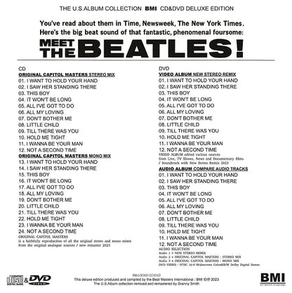 THE BEATLES / MEET THE BEATLES THE U.S.ALBUM COLLECTION (1CD+1DVD)