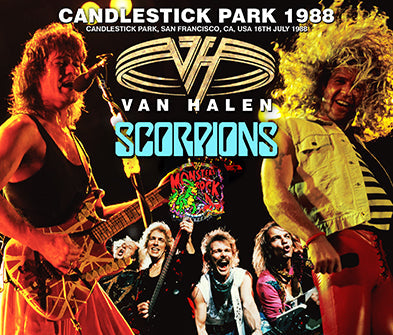 VAN HALEN + SCORPIONS / CANDLESTICK PARK 1988 (3CDR)