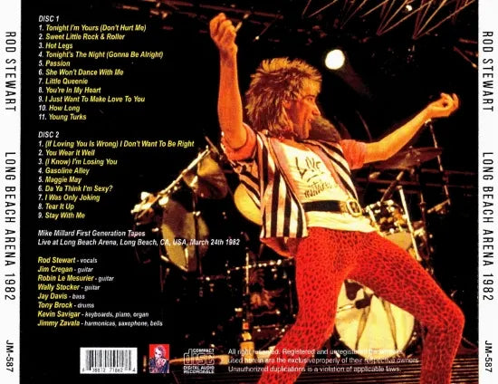 Rod Stewart / Long Beach Arena 1982 (2CDR)