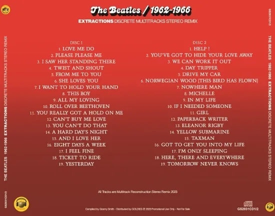 THE BEATLES / 1962-1966 & 1967-1970 EXTRACTIONS (2CD+2CD)