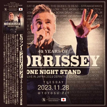 Morrissey / One Night Stand en vivo en Japón 2023, edición limitada (2 CD y 1 hab)