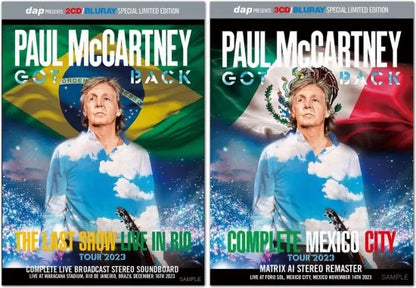 PAUL McCARTNEY / GOT BACK TOUR 2023 RIO & MEXICO CITY SET (5CD+2BDR)
