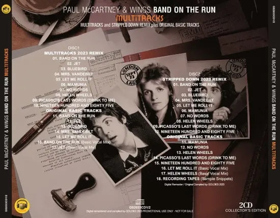 PAUL McCARTNEY AND WINGS / BAND ON THE RUN MULTITRACKS (2CD)