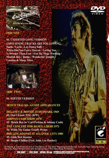 ERIC CLAPTON / ERIC CLAPTON AND HIS ROLLING HOTEL (2DVDR)