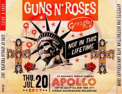 GUNS N' ROSES / APOLLO THEATER 2017 Soundboard (3CDR)