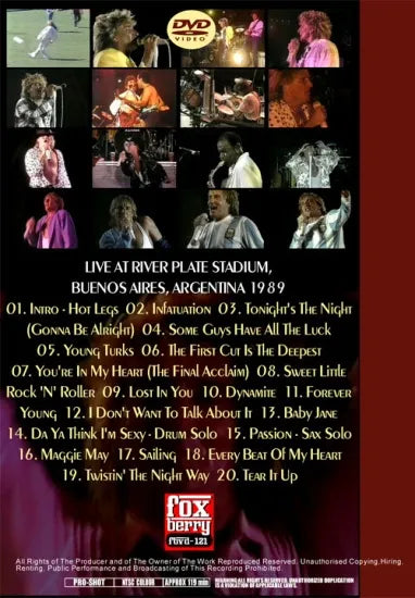 ROD STEWART / ARGENTINE LEGS (1DVDR)