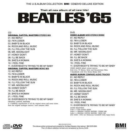 THE BEATLES / BEATLES '65 THE U.S.ALBUM COLLECTION (1CD+1DVD)