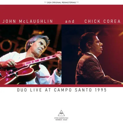 JOHN McLAUGHLIN AND CHICK COREA / DUO LIVE AT CAMPO SANTO 1995 (2CDR)