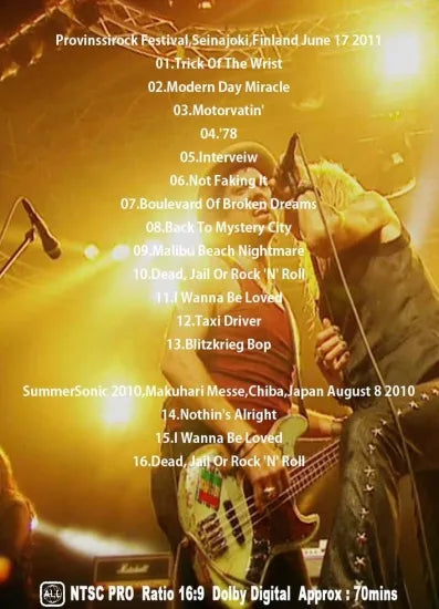 MICHAEL MONROE / Provinssirock 2011 (1DVDR)