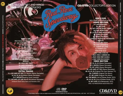 PAUL McCARTNEY / RED ROSE SPEEDWAY IMS ANALYSING TRACKS (1CD+1DVD)
