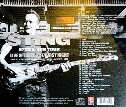 STING / LIVE IN TOKYO 2017 FIRST NIGHT (2CDR)