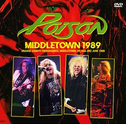 POISON / MIDDLETOWN 1989 (2DVDR)