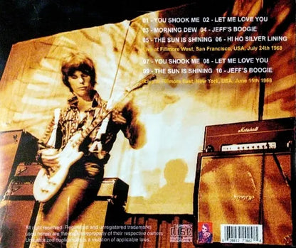 JEFFBECK GROUP / Fillmore Live 1968 SOUNDBOARD (1CDR)
