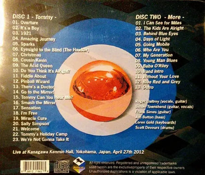 ROGER DALTREY / Performs The Who's Tommy and More in Yokohama (2CDR)