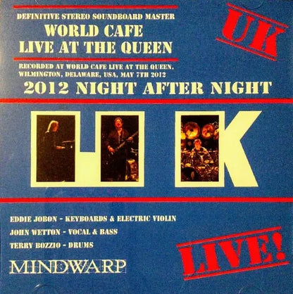 UK / Night After Night 2012 STEREO SOUNDBOARD (2CDR)
