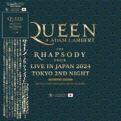 Queen + Adam Lambert / The Rhapsody Tour Live in Japan 2024 Tokyo 2nd Night (2CDR+1BDR)