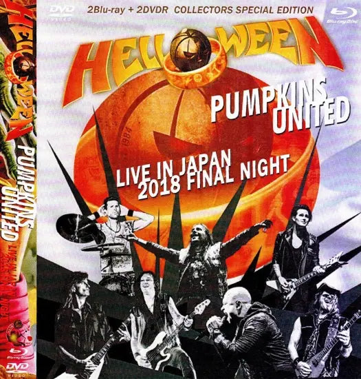 HELLOWEEN / PUMPKINS UNITED EN DIRECTO EN JAPÓN 2018 NOCHE FINAL (2 HABITACIONES + 2 DVD)
