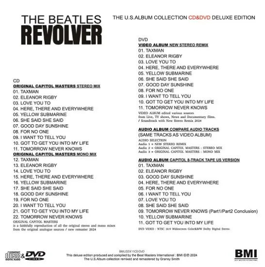 THE BEATLES / REVOLVER U.S.ALBUM COLLECTION (1CD+1DVD)