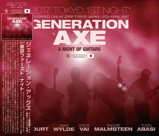 GENERATION AXE / 2017 TOKYO 1ST NIGHT (3 CD + DVD-R adicional)