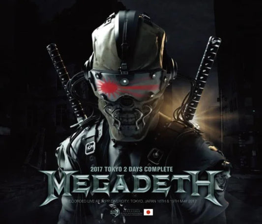 MEGADETH / Tokio 2017: 2 días completos (4CDR)