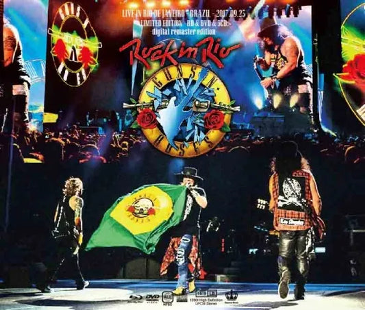 GUNS N’ ROSES / Rock in Rio 2017 Collector’s Edition digtal remaster version (1BDR+1DVDR+3CDR)
