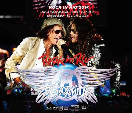 AEROSMITH / Rock in Rio 2017 Collector’s Edition digtal remaster version (1BDR+1DVDR+2CDR)