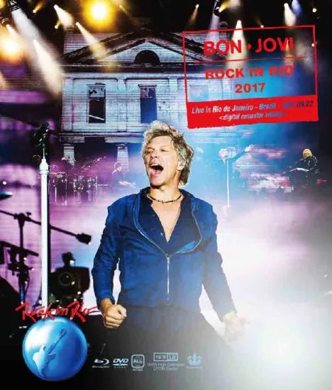 BON JOVI / Rock in Rio 2017 versión remasterizada digital HD Pro-shot (1BDR+1DVDR)