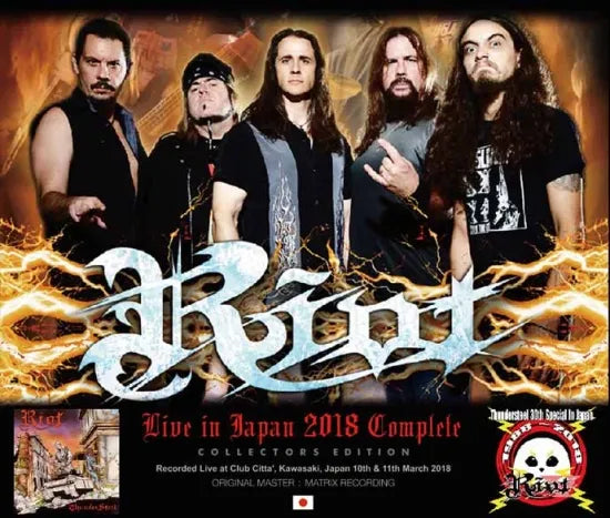 RIOT / Live in Japan 2018 Edición completa de coleccionista (4 CD)