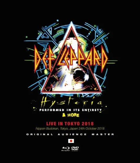 DEF LEPPARD / Live in Tokyo 2018 Film ORIGINAL AUDIENCE MASTER (1BDR+1DVDR)