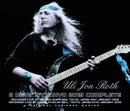 Uli Jon Roth / 2 Days in Tokyo 2019 Master originale completo del pubblico (4CDR con DVDR bonus)
