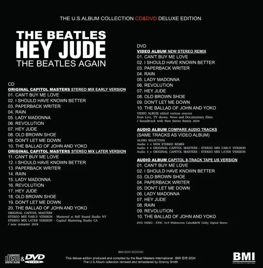 THE BEATLES / HEY JUDE THE U.S. ALBUM COLLECTION (1CD+1DVD)
