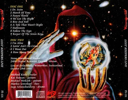 HELLOWEEN / LOST KEEPERS LIVE UPGRADE VERSION STEREO SOUNDBOARD (2CDR)