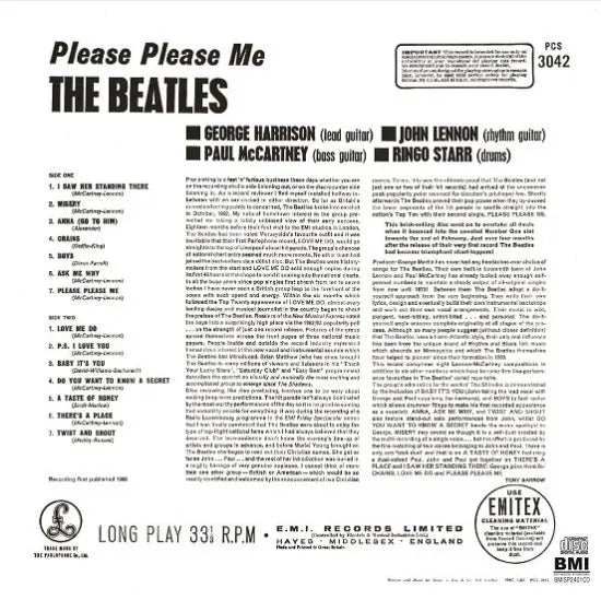 THE BEATLES / PLEASE PLEASE ME GOLD PARLOPHONE (1CD+1DVDR)
