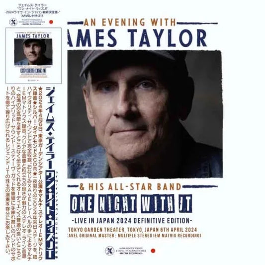 James Taylor / One Night with JT Live in Japan 2024 Edición Definitiva Limitada (2 CD + 1 BDR)
