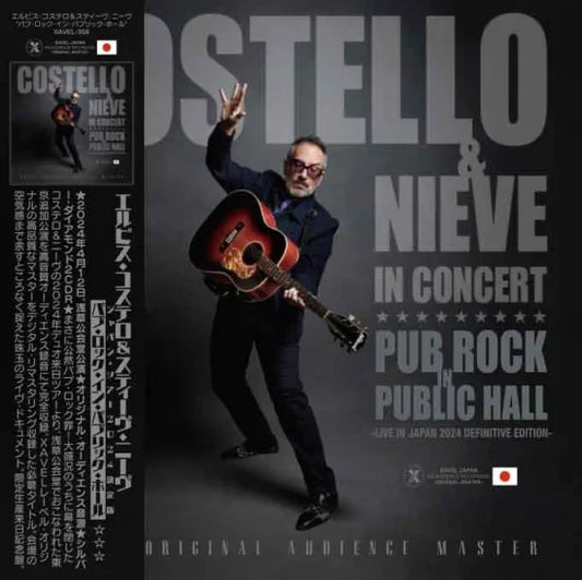 Elvis Costello y Steve Nieve / Pub Rock en Public Hall en Japón 2024, set limitado (2CDR+1BDR)