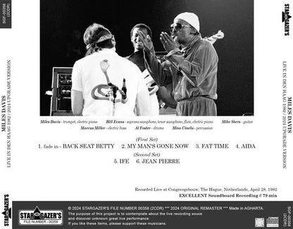 MILES DAVIS / CONCIERTO EN DEN HAAG 1982 2024 VERSIÓN ACTUALIZADA (1CDR)