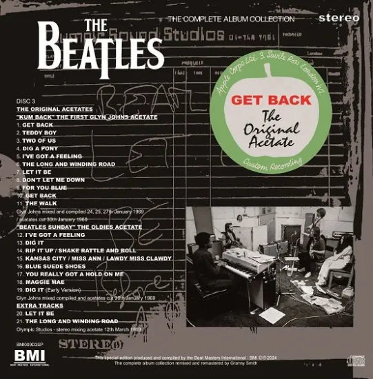THE BEATLES / GET BACK THE COMPLETE ALBUM COLLECTION (3CD)