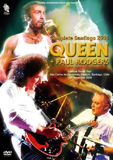QUEEN + Paul Rodgers / Complete Santiago 2008 (pre-broadcast master) (1DVDR)