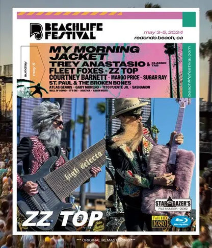 ZZ TOP / EN DIRECTO EN EL FESTIVAL BEACHLIFE 2024 PRO-SHOT (1HAB)