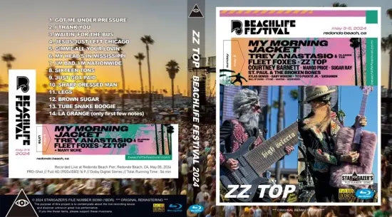 ZZ TOP / EN DIRECTO EN EL FESTIVAL BEACHLIFE 2024 PRO-SHOT (1HAB)