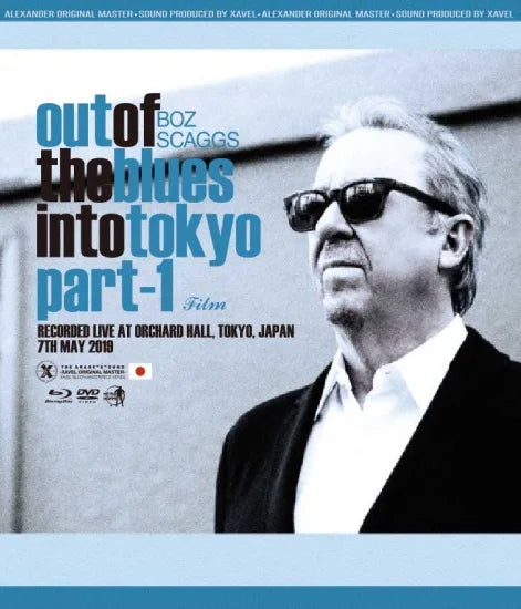 Boz Scaggs / Live in Tokyo 2019, primera película nocturna (1 DVDR + 1 BDR)