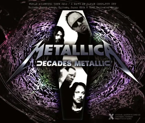 METALLICA / DECADES METALLIC Live in Japan 2010 Complete (4CDR)