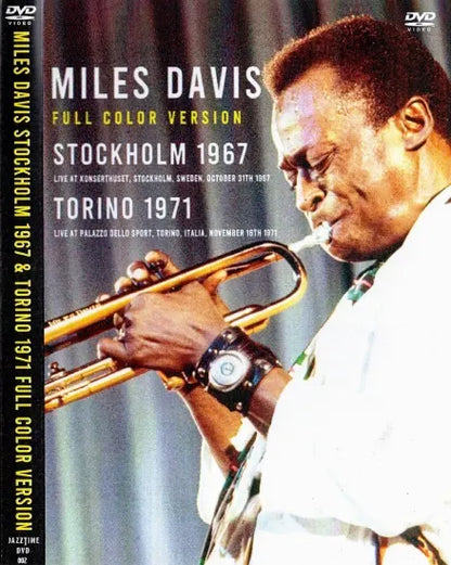 MILES DAVIS / ESTOCOLMO 1967 TURÍN 1971 VERSIÓN A TODO COLOR (1 DVDR)