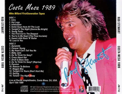 ROD STEWART/COSTA MESA 1989 (2CDR)