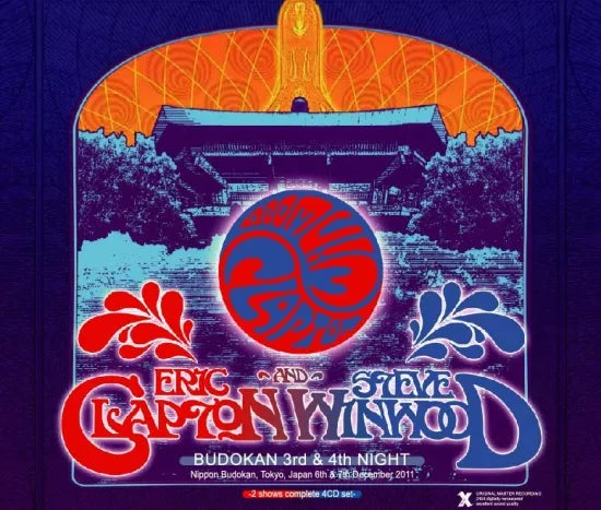 Eric Clapton & Steve Winwood / BUDOKAN 3rd & 4th NIGHT (4CDR)