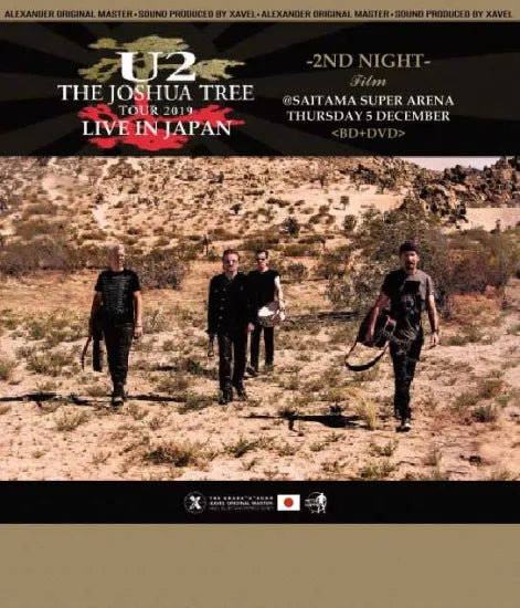U2 / The Joshua Tree Tour 2019 Live in Japan 2nd Night Film (1BDR+1DVDR)