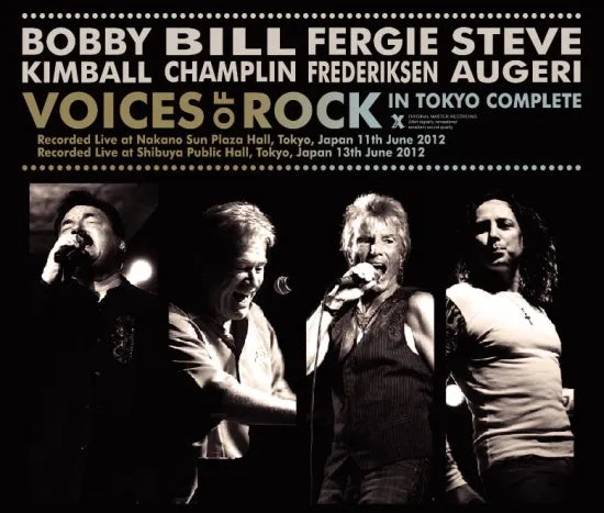 Bobby Kimball, Bill Champlin, Fergie Frederiksen & Steve Augeri / Voices of Rock In Tokyo (4CDR)