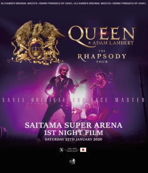 QUEEN / THE RHAPSODY TOUR 2020 SAITAMA SUPER ARENA 1ST NIGHT FILM (1BDR+1DVDR)